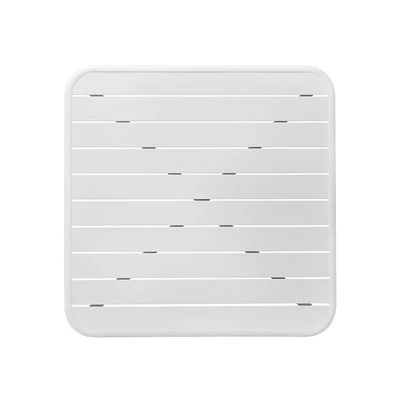 Piani dei tavoli quadrati in alluminio bianco